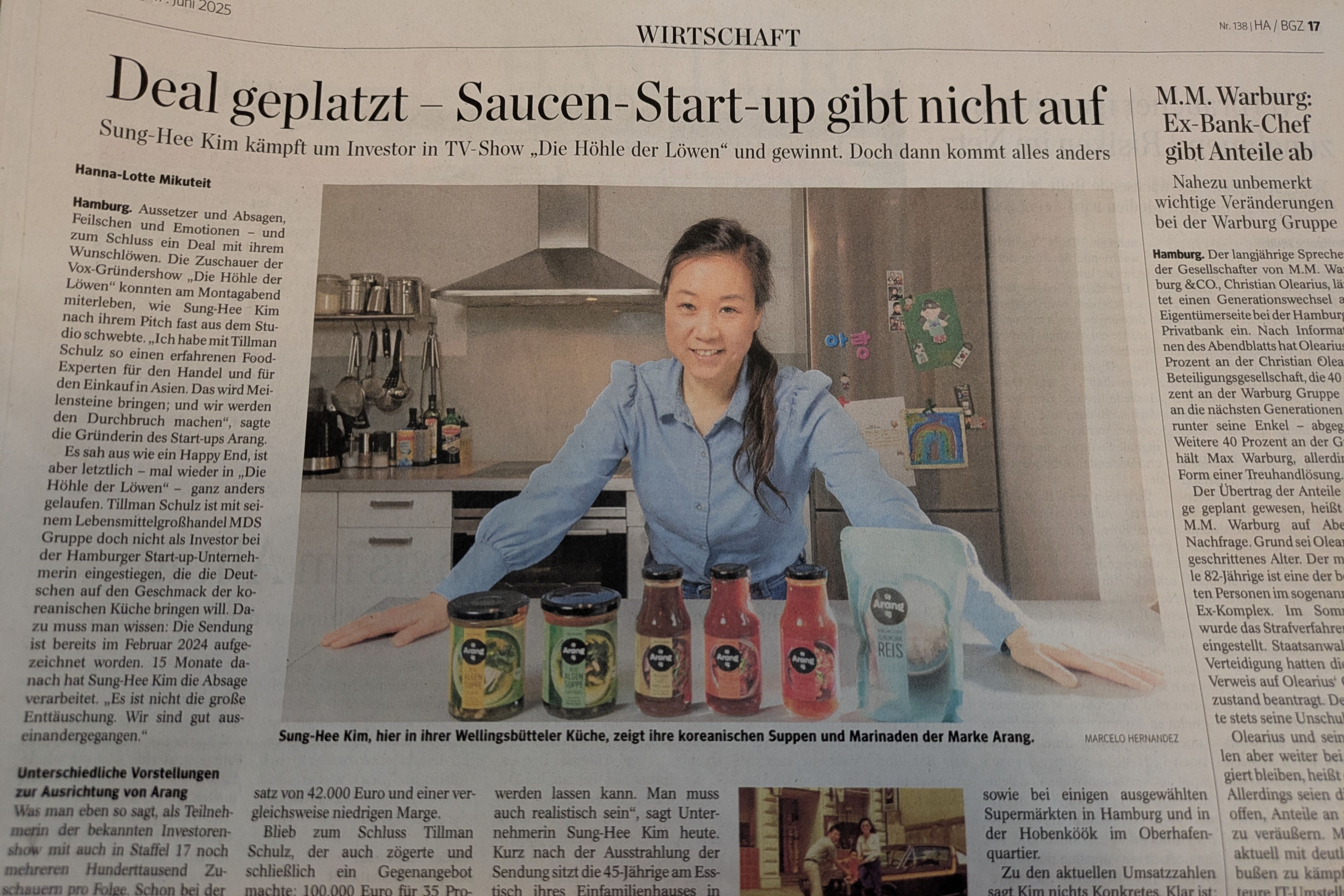 Sung-Hee Kim Arang Die Höhle der Löwen