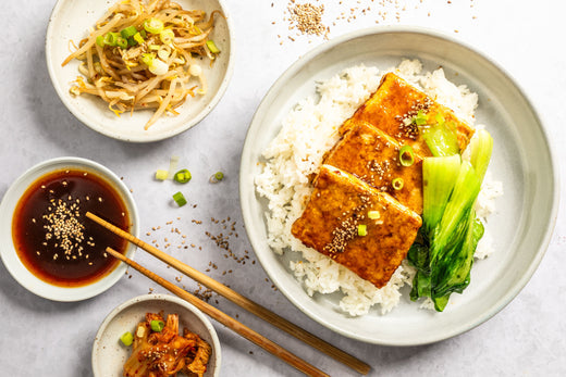 Crispy Tofu mit Bulgogi Sauce