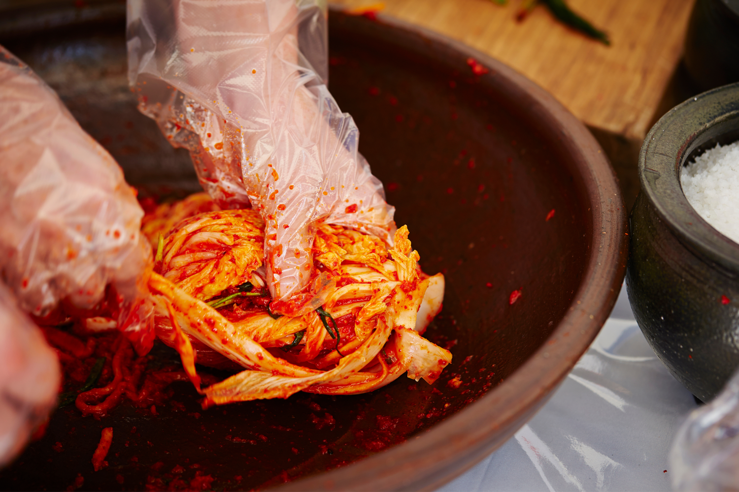 Warum kommt Klebreismehl in Kimchi?