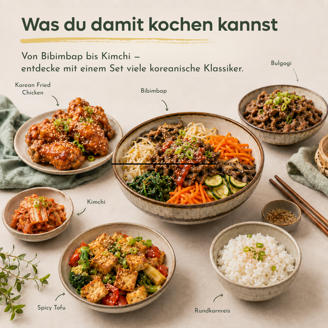Korea Essentials Set – Die Basis der koreanischen Küche