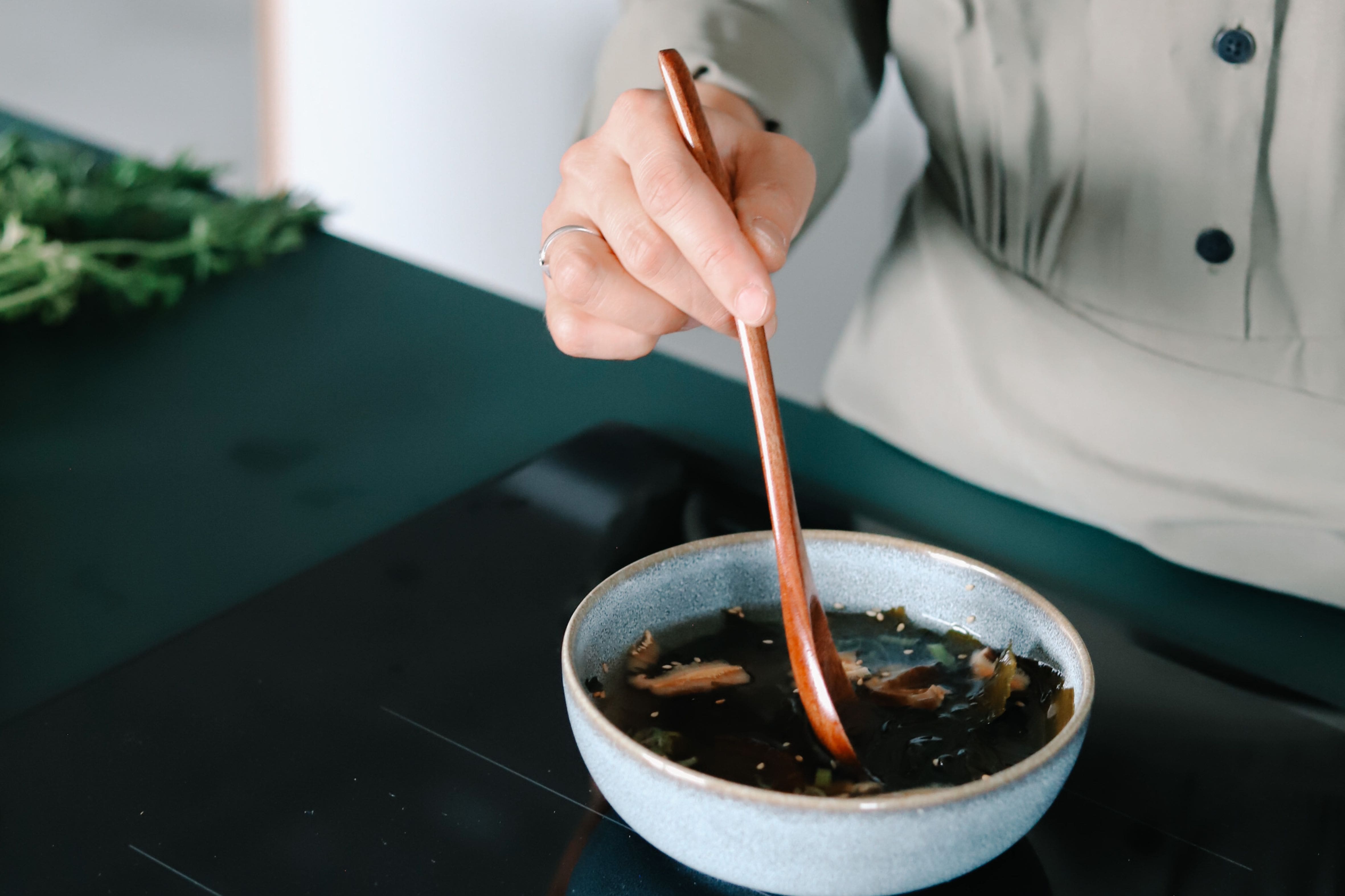 Bio-Algensuppe Shiitake