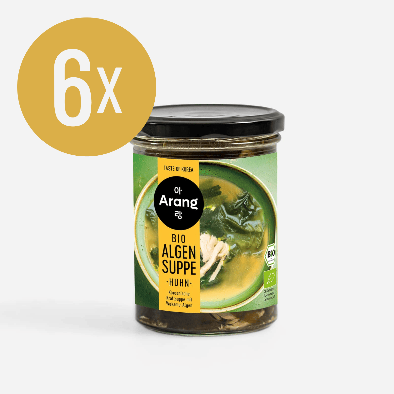 #Bio-Algensuppe Huhn - Anzahl_6 Gläser