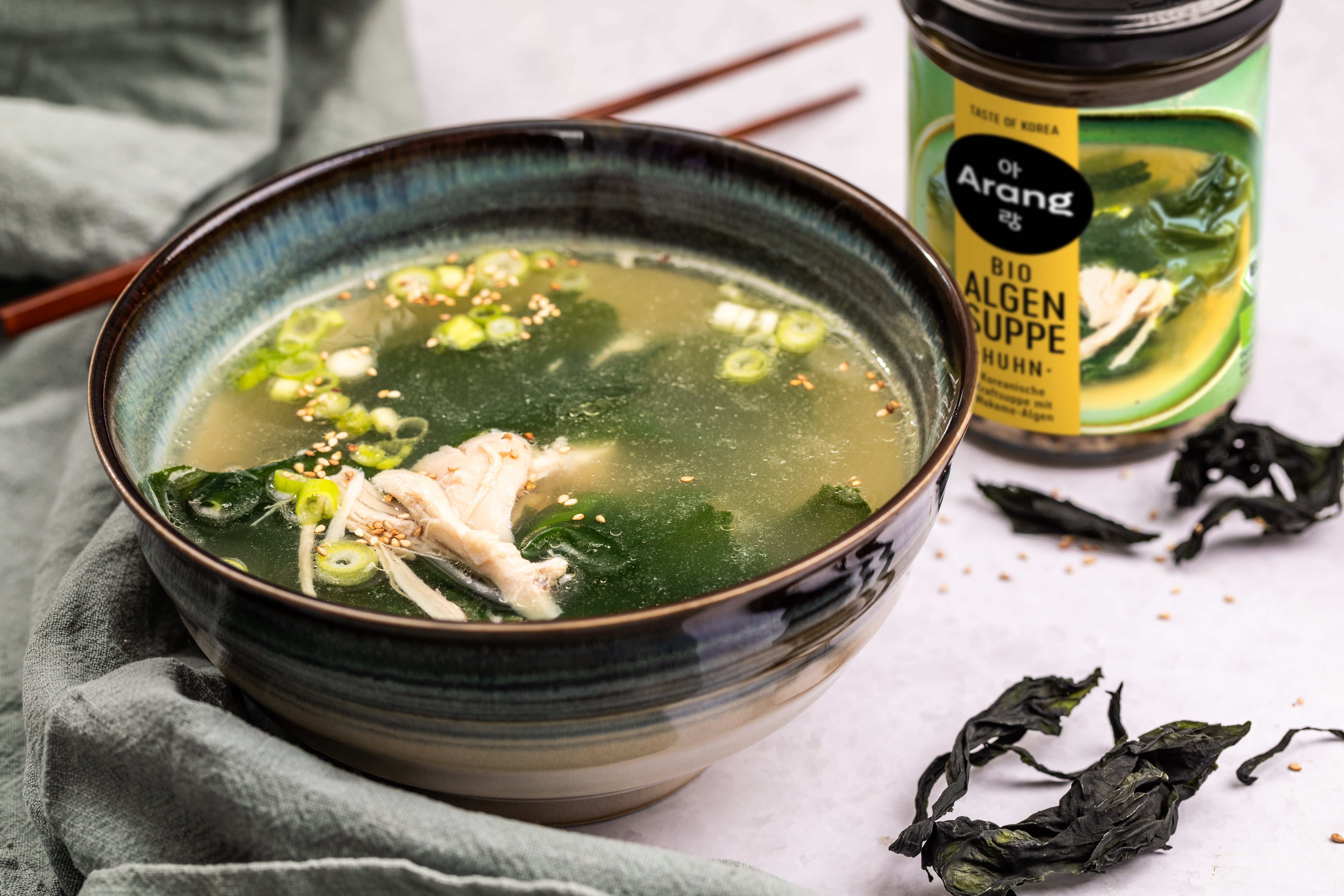 Bio-Algensuppe Huhn