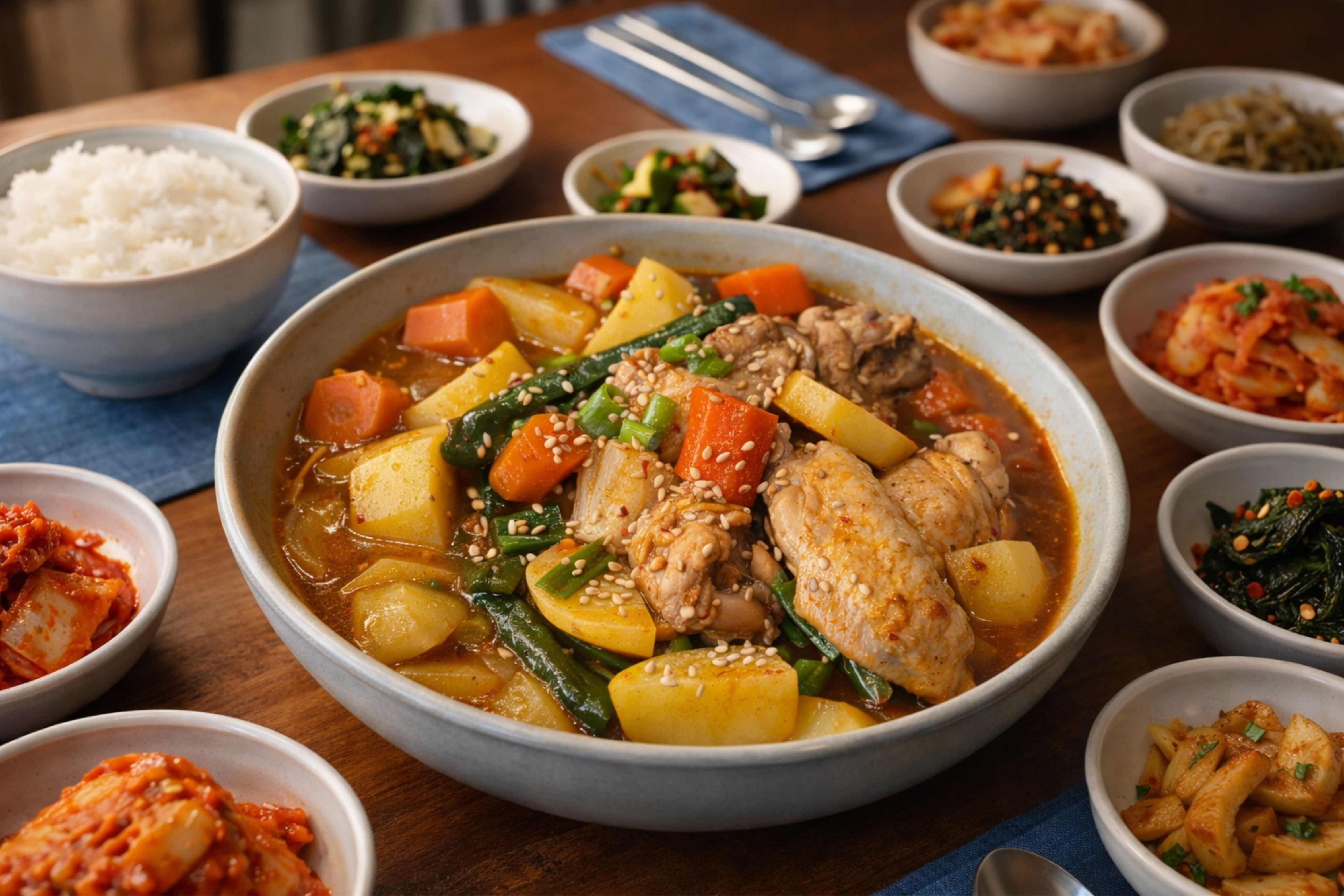 Daktoritang – Koreanischer Hähncheneintopf